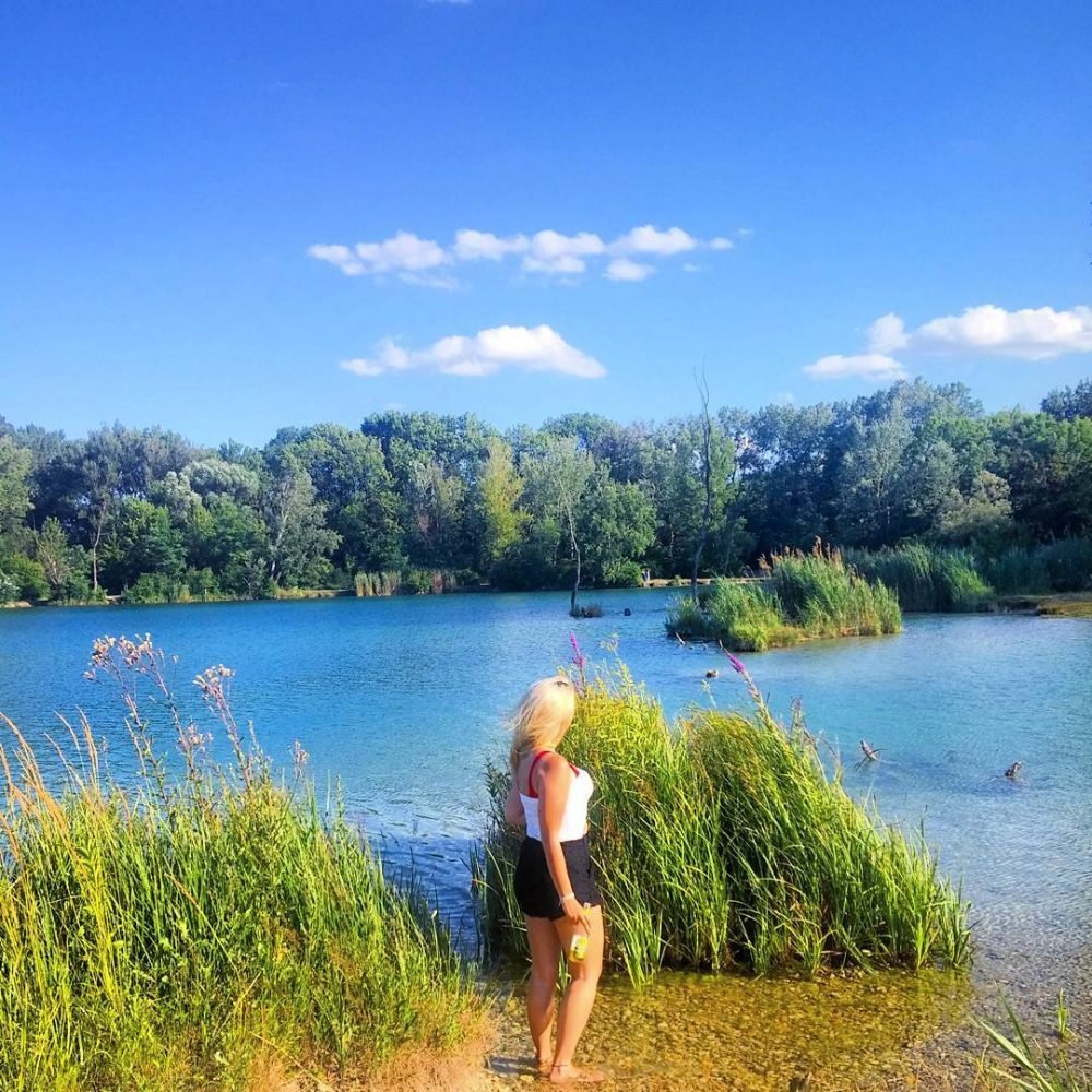 Zlaté Piesky lake bratislava
