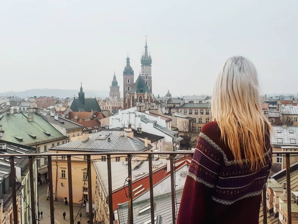 rooftop cafe krakow