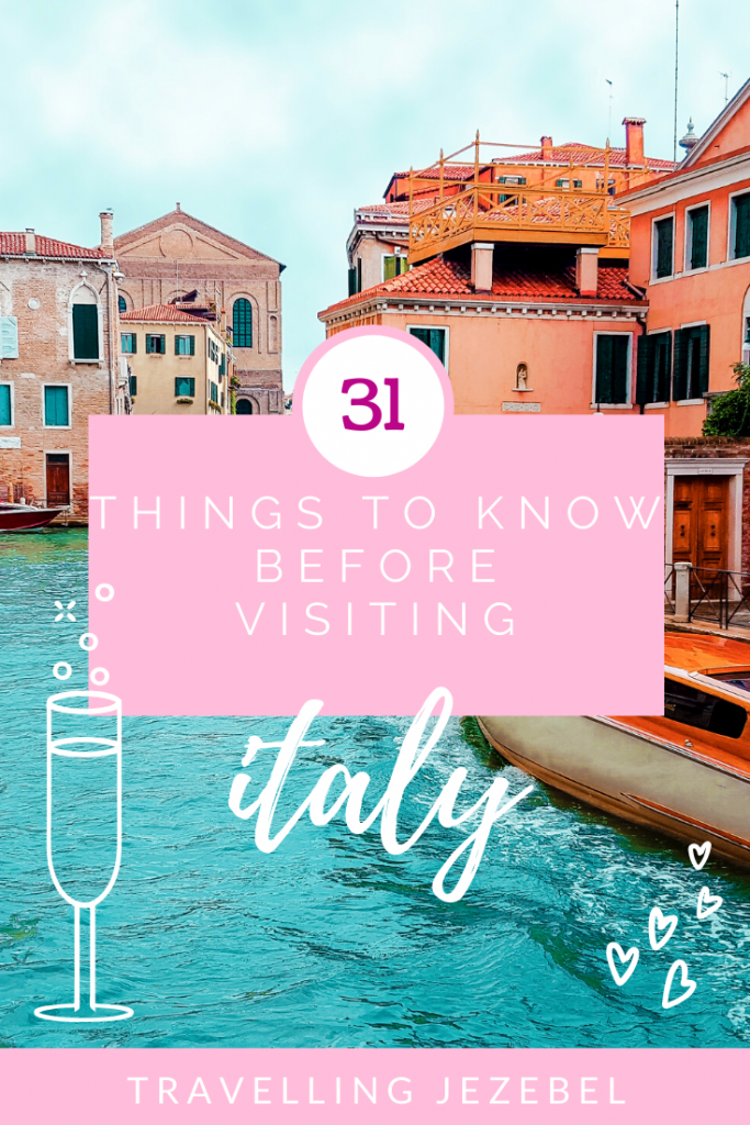 31 Things to Know Before Going to Italy - When I arrived in Italy 5 months ago, I wasn't expecting much of a culture shock. Italy doesn't seem overly 'foreign' to most people. However, there are a lot of unspoken rules here in bella Italia, and if you're planning to visit Italy for the first time then I suggest you read this list to avoid embarrassing mistakes in the future! #visititaly #italytravel #italy #sicily