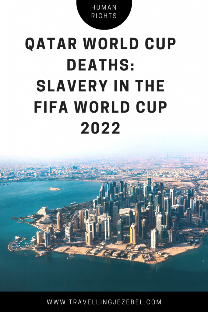 Qatar World Cup Deaths - Slavery in the FIFA World Cup 2022. With the announcement that Qatar will hold the 2022 FIFA World Cup, Qatar's treatment of migrant workers has come under scrutiny, and with thousands of construction workers in Qatar dying at rapid rates, many have begun to question the Qatar World Cup deaths and why they are showing no signs of slowing down despite promises by the Qatar government to reform #humanrights #humantrafficking #modernslavery #worldcup #qatar #doha