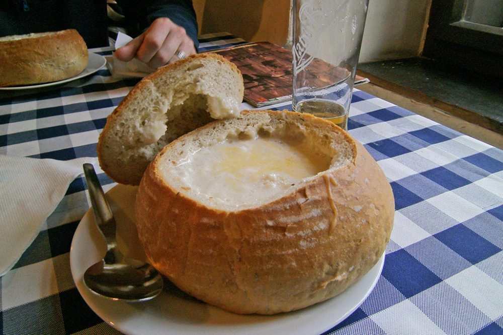 one day in bratislava, slovak food