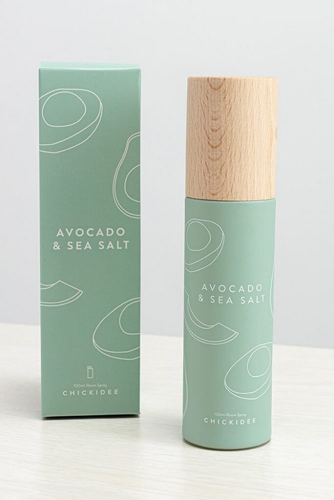 summery scents, avocado and sea salt room spray
