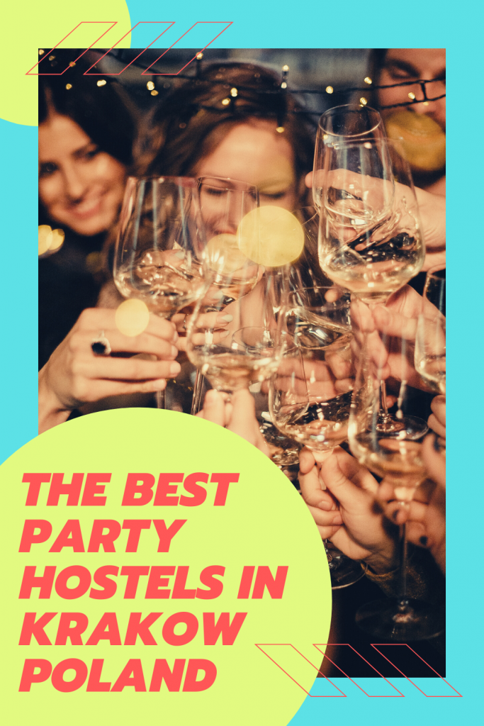 The Best Party Hostels in Krakow - Planning a trip to Krakow, Poland? I've rounded up the best Krakow party hostels with FREE buffet dinners, themed pub crawls every single night, FREE booze & crazy staff. #poland #krakowhostels #partyhostels #hostels #krakow