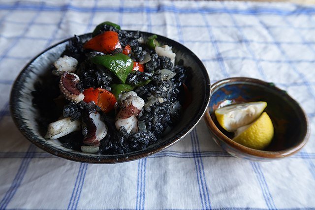 cuttlefish risotto
