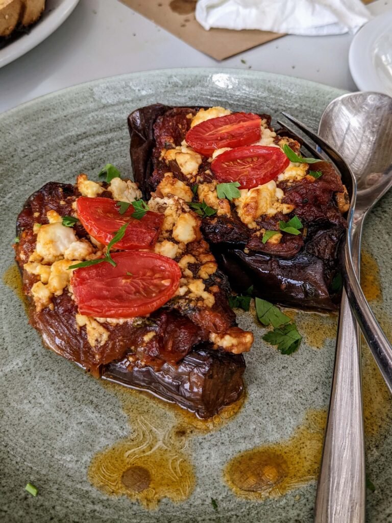 stuffed eggplant