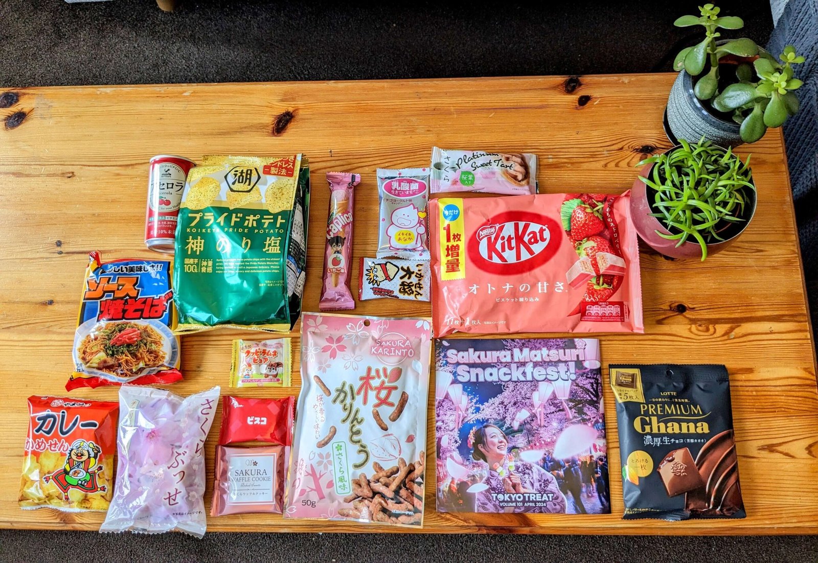 contents of my tokyo treat box