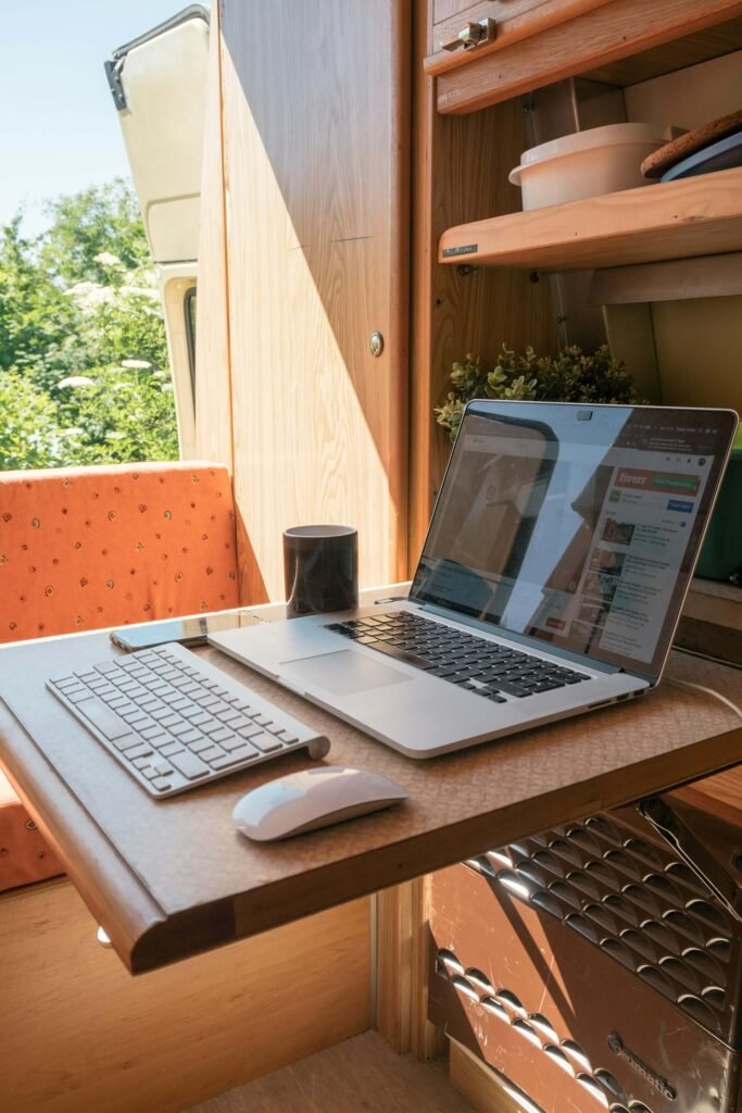 a home office setup