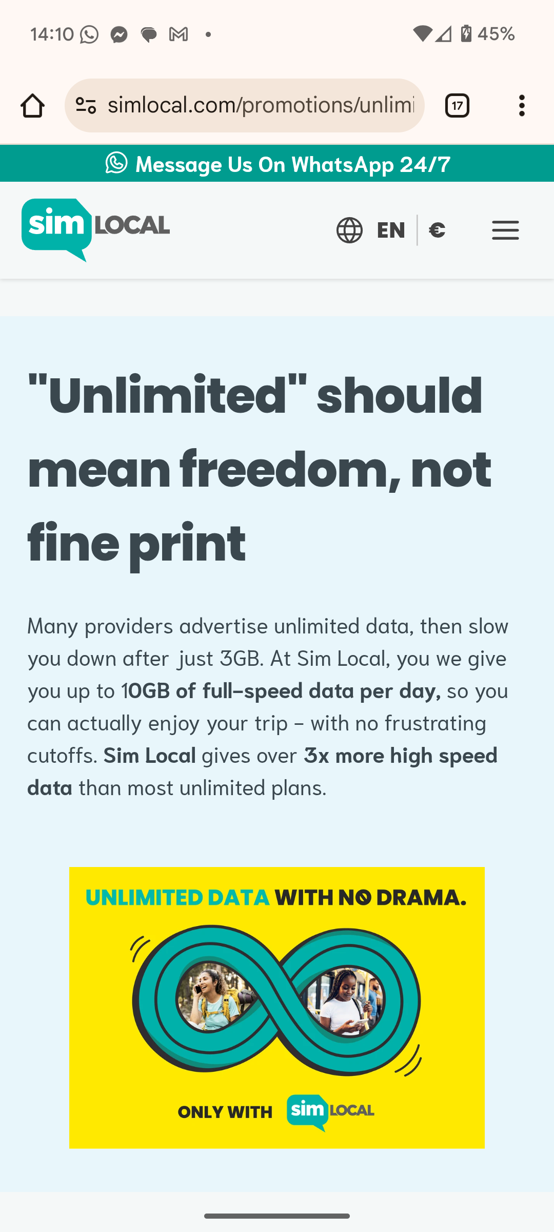 sim local esim