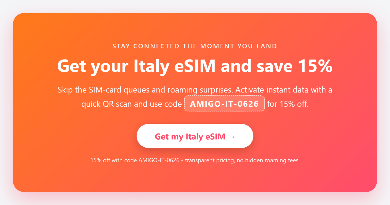 amigo esim banner