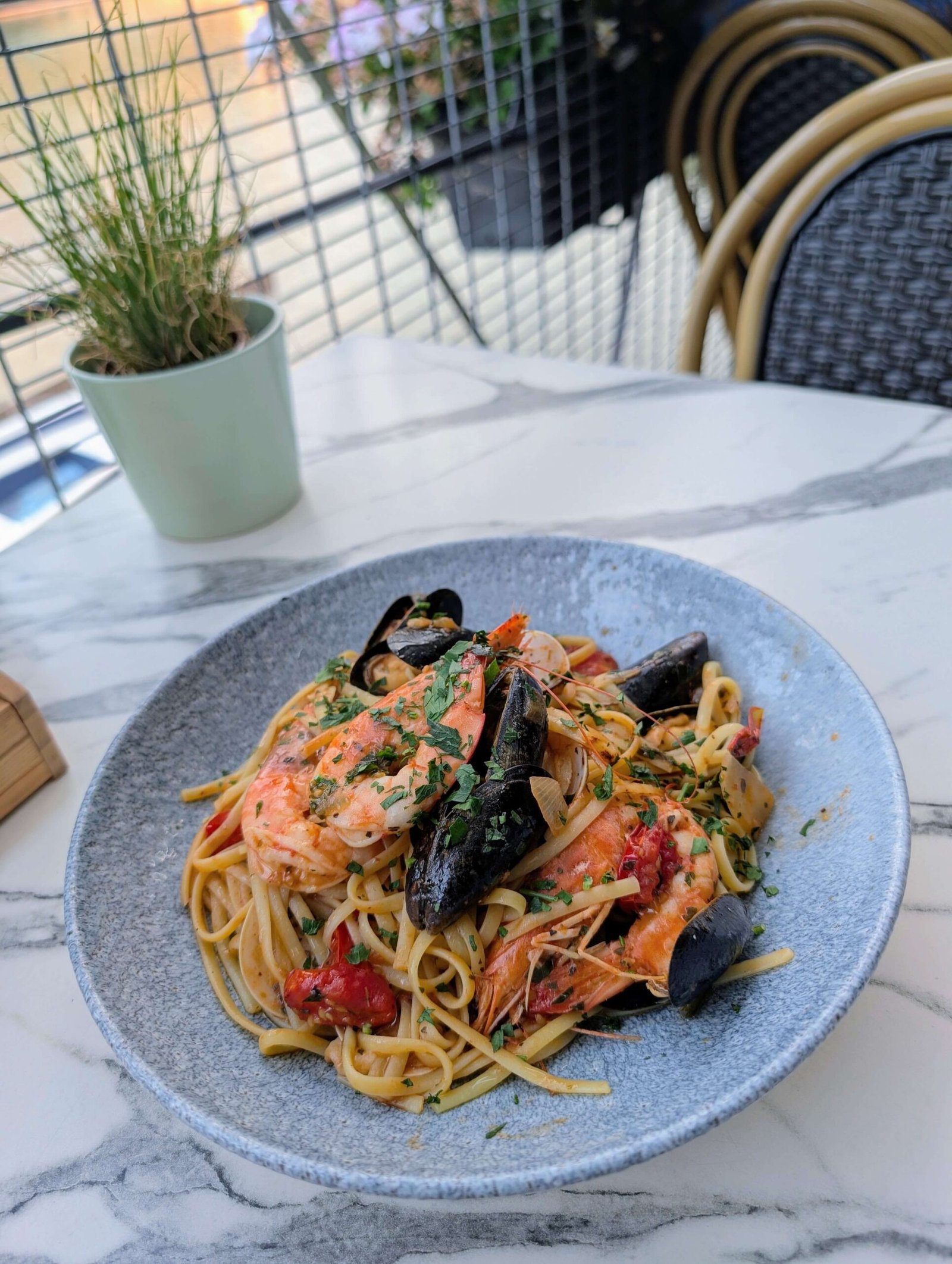 seafood linguine