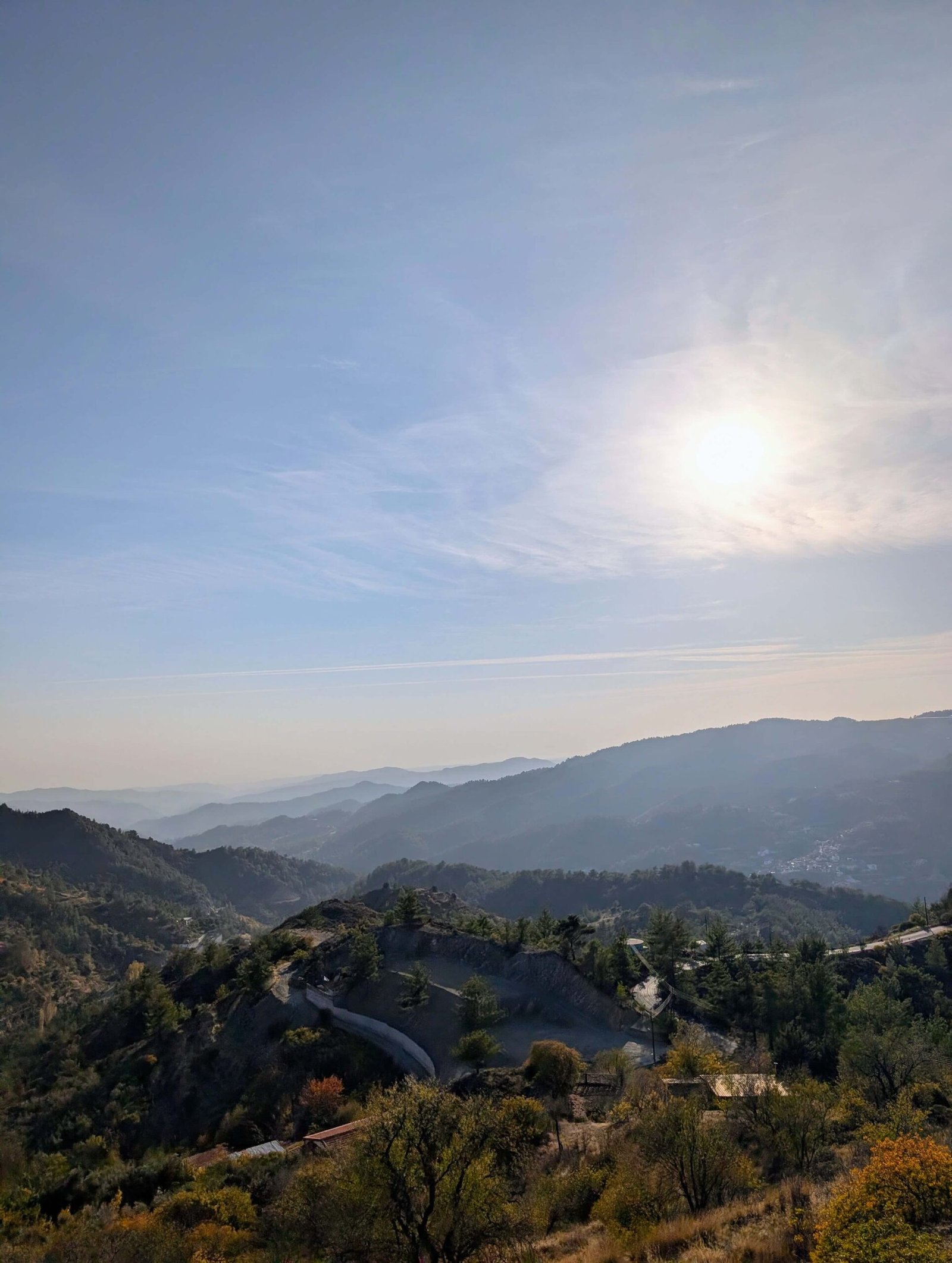 view from troodos observatory