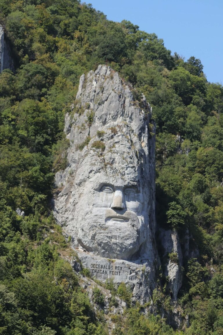Rock Sculpture of Decebalus iron gates